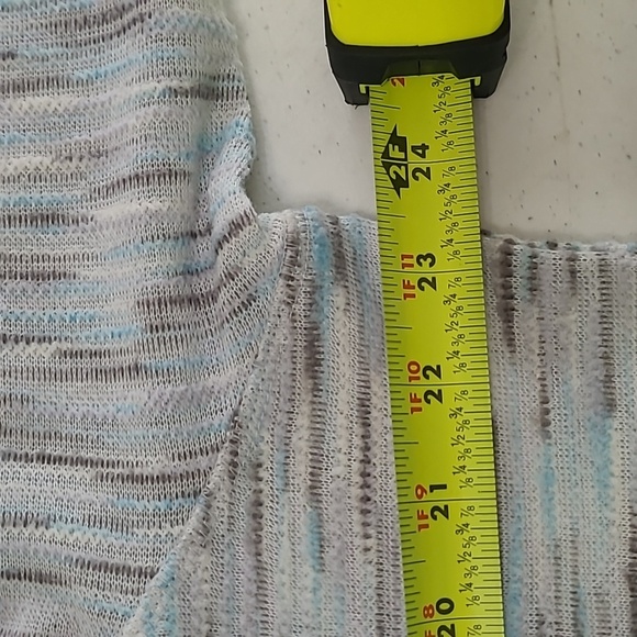 Ruby Rd Light Blue & Grey Cowl Neck Sweater size XL - Picture 5 of 6